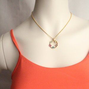 NWT Kate Spade Carnival Crystal Gold Necklace